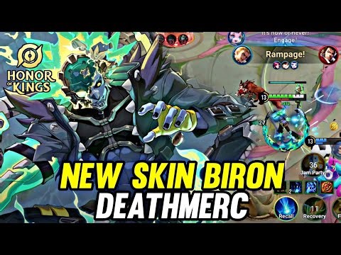 HOK : NEW SKIN BIRON DEATHMECH GAMEPLAY - HONOR OF KINGS