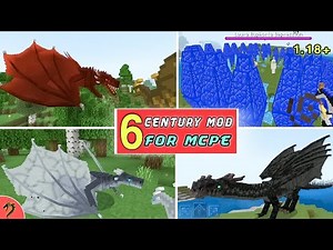 6th Century Addon | Minecraft Dragon Mod | Gluhschwanz Dragon | Light & Dragon Addon Update - MCPE