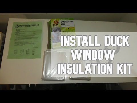 How to install Duck Window Insulation Kit DIY video #diy #duck #window #insulation