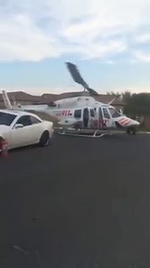 Netcare helicopter lands at Midrand crash #trueheroes | Netcare911