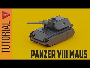 LEGO ww2: Panzer VIII Maus German Tank World War 2 Building Tutorial Animation #legomoc #legoww2