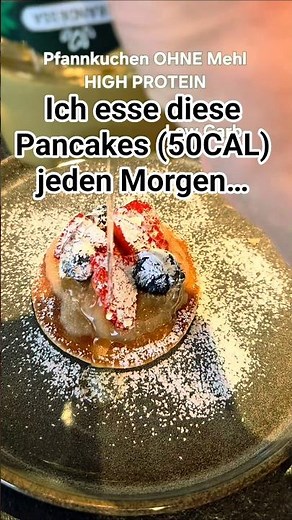 Protein Pfannkuchen OHNE Mehl (3 Zutaten!)