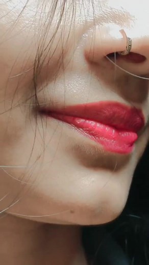 Hot Red Lipstick Kiss Compilation | Indian Girl TikTok