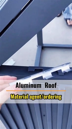 The much-anticipated installation tutorial is here! Why don't you come and take a look? #aluminum #aluminumroof #metalroof #roof | Aluminum Alloy Roof
