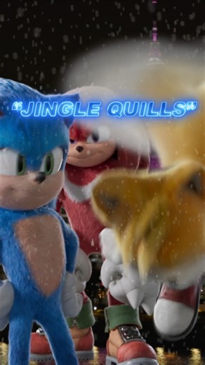 🎶Jingle Quills, Jingle Quills 🎶 Watch #Sonic3 in cinemas now. | Sonic The Hedgehog Movie