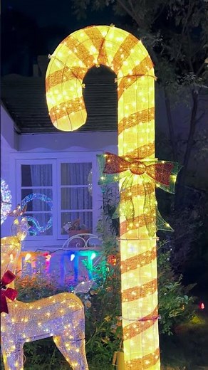 Candy Cane Light for Christmas Outdoor Decoration #christmasdecor