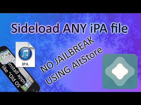 iOS 16 iPA Sideloading, no jailbreak, using AltStore
