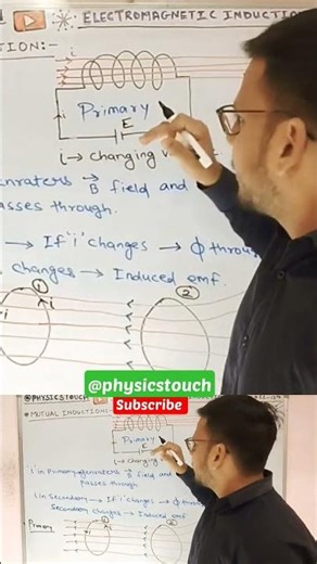 Mutual induction🗣️ #education #youtube #neetphysics #icsephysics #tranding #cbsephysics #jeephysics