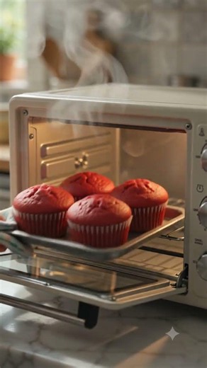 The Perfect Mini Red Velvet Cupcake 🧁❤️