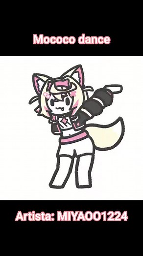 Mococo dance (hecho por MIYAOO1224 en Twitter) #Fuwamoco #hololive #hololiveEN | Tokino Cómics ES