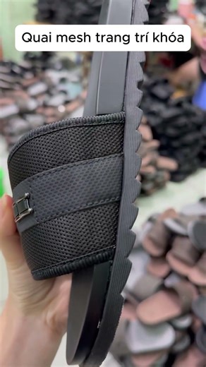 AH-51 Dép Quai Ngang Nam/Nữ Size 34-43 | Đế Cao Su Bám Sàn | Quai Mesh | 3 Màu Đen Nâu Xám #hafastar