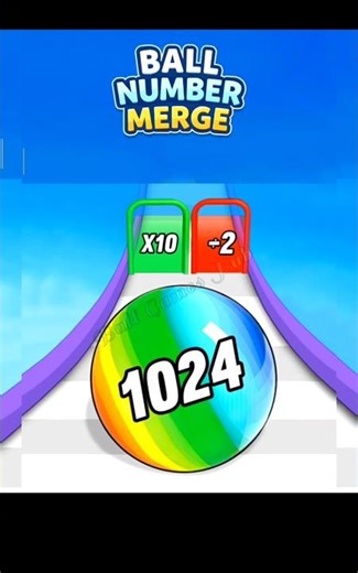 Ball Number Merge 🔢 | Satisfying Merge Moments 💫 | Addictive Gameplay #Shorts #ballgameshub
