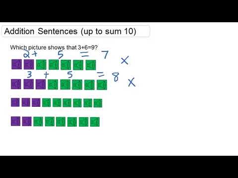 2 Adding Sentences Sums to 10