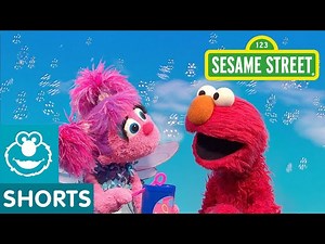 Sesame Street: Elmo Teaches Abby How to Blow Bubbles - Videos For Kids