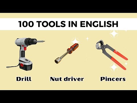 Tools in English | Tools Vocabulary | Learn Tools Names with Pictures