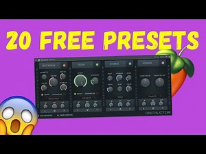 20 FREE Distructor Presets | How To Mix 808 in FL Studio