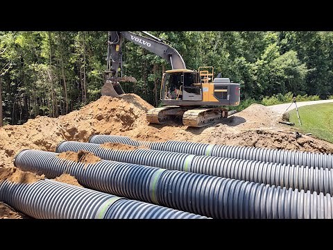 Installing A Huge Pond Overflow System