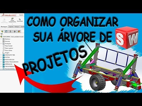 COMO ORGANIZAR SUA ÁRVORE DE PROJETOS FeatureManager NO SOLIDWORKS 2018 [RODRIGO CHIOZZINI]
