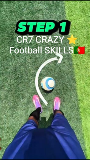 CR7# CARZY FOOTBALL⭐ skills# moves#tutorial #soccer #skills #