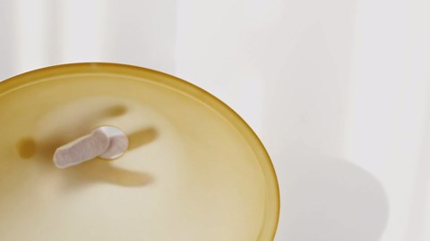 Glass Lamp Shade for Floor lamp, Torchiere Lamp Shade Replacement, Floor Lamp Shade Replacement,Amber Lampshade Base E26 Socket-1.6" Fitter X 12.2" Wide X 4.8" High