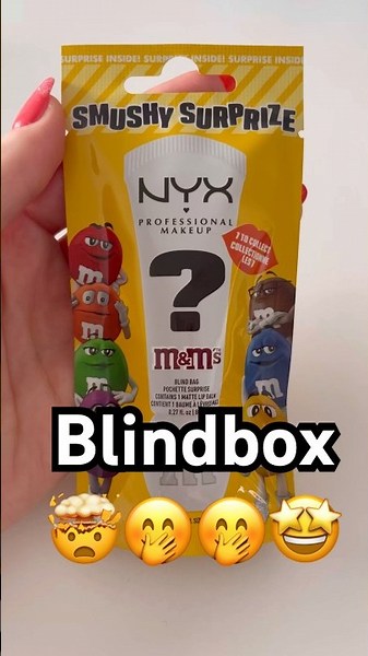 Smushy surprise M&Ms Lipbalm Blind box NYX 🤯🤭🤩#nyxcosmetics #nyx #lipbalm #blindbox #unboxing
