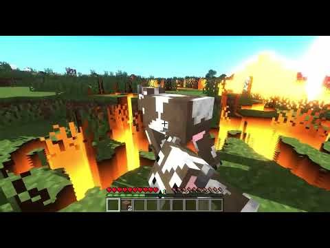 sci plays minecraft but theres natural disasters 1