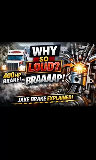 Why Trucks Make the BRAAAP Sound When Slowing Down
