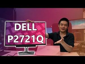 Dell P2721Q 4K monitor review! And also the Dell Slim Soundbar!