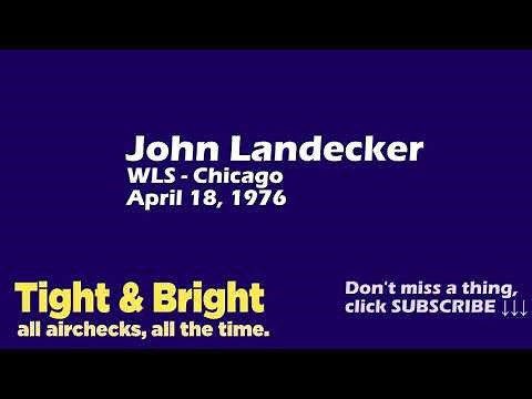 John "Records" Landecker - WLS, Chicago - April 18, 1976 - Radio Aircheck