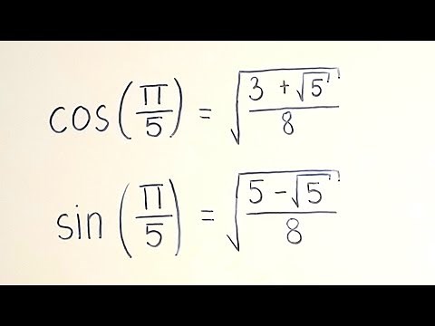 Trigonométrie : calcul cos pi/5 et sin pi/5