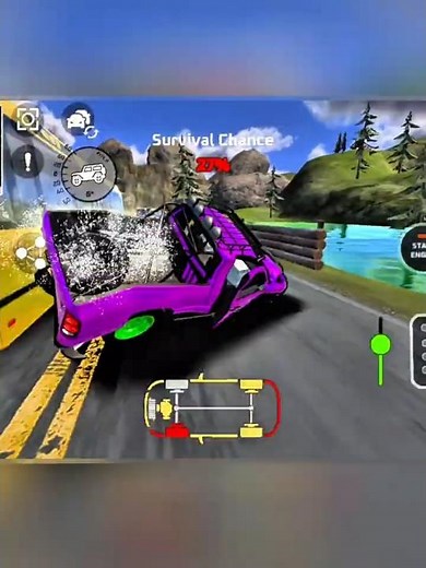 Drive CSX - High Speed Crashes and Stunts : Ultimate Car Crash Simulator Ep.2 #Shorts 9