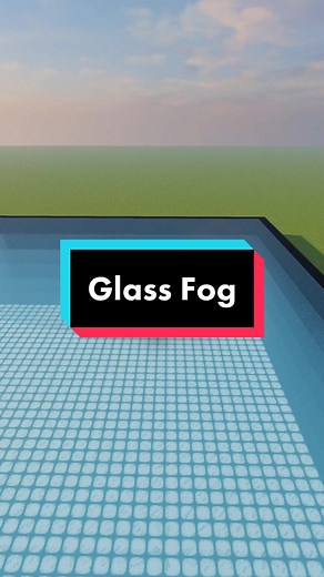 Creating Fog Effects with Glass in Minecraft