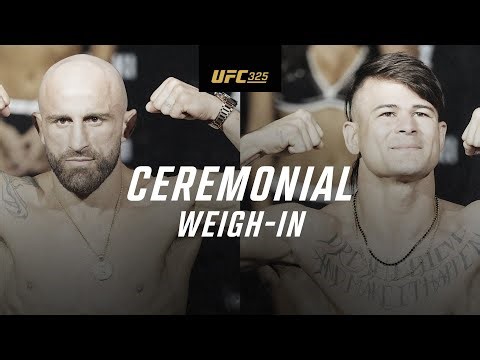 UFC 325: Ceremonial Weigh-In
