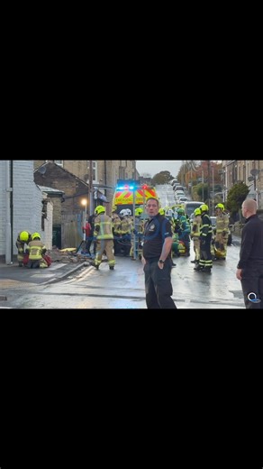 89K views · 154 reactions | Serious Building Collapse Traps Person in Bradford Emergency services tackled an incident in Bradford tonight after a building front partially collapsed around 4pm. At least one person was taken to hospital after being trapped under the rubble. Firefighters with technical rescue gear, ambulances and police rushed to the scene. Intake Road has since reopened. | YappApp | Facebook