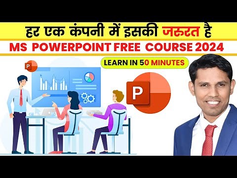MS PowerPoint Tutorial for Beginners to Advance 2024 | Everyone Should Learn to Create Presentation.