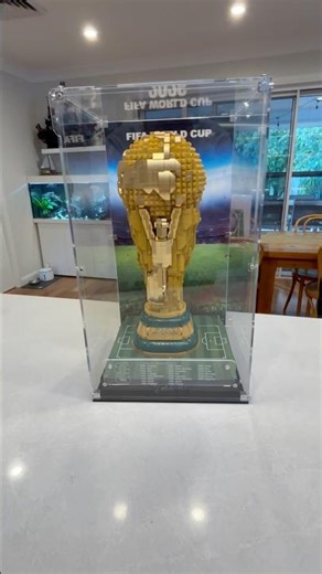 LEGO World Cup Trophy Display Setup #satisfying #lego