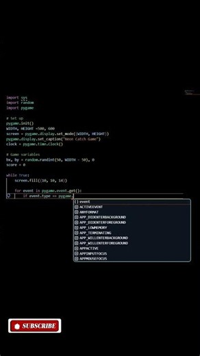 I Coded a Game in ONLY 18 Lines of Python! 💻🎮 #shorts #python #pygame #coding #gamedevblog