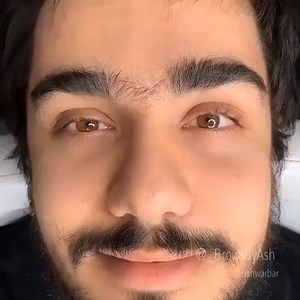 This eyebrow transformation