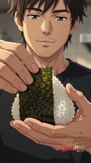 Classic Japanese Onigiri, Fresh & Wrapped 🍙 | Anime Cooking