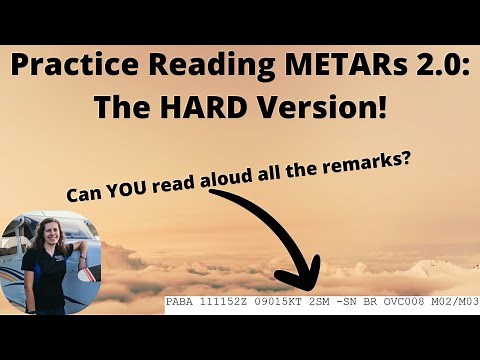 METAR Reading & Follow Along 2: Hard Version! Aircraft Dispatchers & Pilots: Aviation Weather Flight
