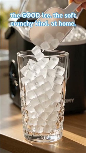 This countertop machine makes the good crunchy "Sonic" ice at home 🧊