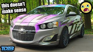 300HP Chevy Sonic with big turbo defies all logic