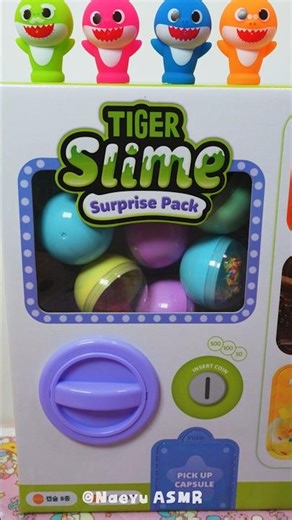 Miniature Baby Shark Slime mixing Surprise Toys Fidget Board Satisfying ASMR🦈🧸 아기상어 슬라임 피젯 토이 장난감