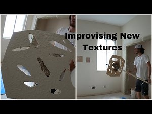 Unique Skip Trowel Design Tutorial (Drywall Texture)