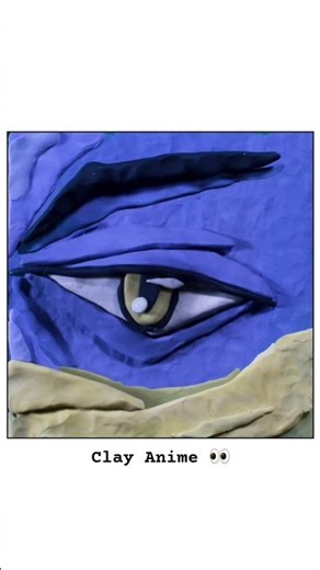 Claymation Anime!? 💀 #stopmotion #animation #anime