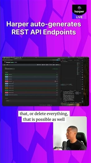 Automating Rest API Endpoints with Harper
