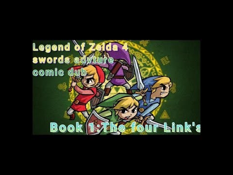 Legend of Zelda 4 swords adventure comic dub Book 1