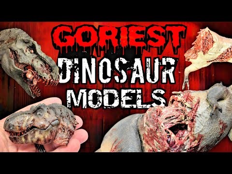The GORIEST Dinosaur models in my collection!
