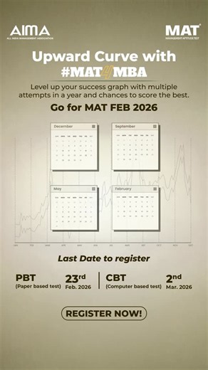 Management Aptitude Test (MAT) on Instagram: "Choose the month that suits your dream with #MAT4MBA, in a year. And let it make your dream come true!"