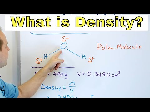 What is Density in Chemistry & Why does Ice Float? - [1-1-12]
